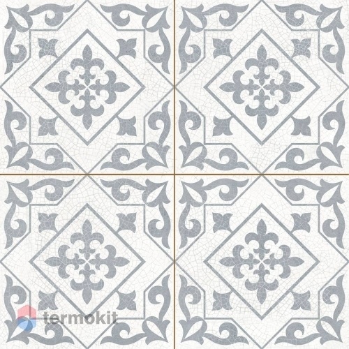 Керамическая плитка Dvomo Timeless Temple Silver напольная 45x45