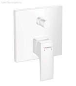 Встраиваемый cмеситель для ванны и душа Hansgrohe Metropol матовый белый 32545700
