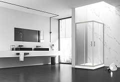 Душевой уголок Veconi Rovigo RV-83 1950x1000x900 никель брашированный RV83-10090-01-C5