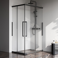 Душевой уголок AM.PM Func 2000x1200x800 черный матовый W84G-403-12080-BТ