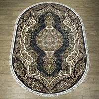 Ковёр Kitroom Анатолия 150х230 овальный синий 29517