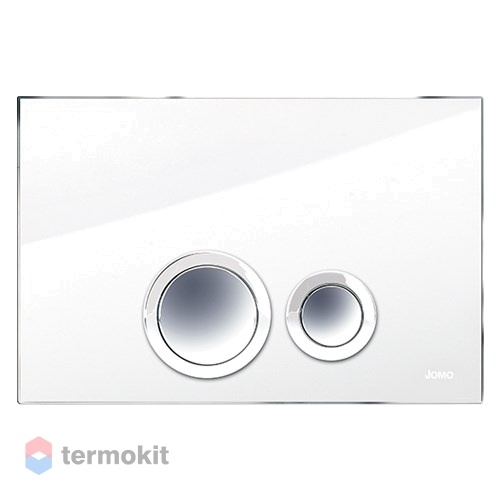 Клавиша смыва Jomo ELEGANCE 2.0 белое стекло 167-35009003-00