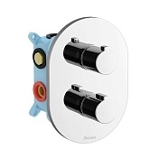 Встраиваемый термостатический смеситель Ravak Chrome CR 067.00 3 вывода X070075