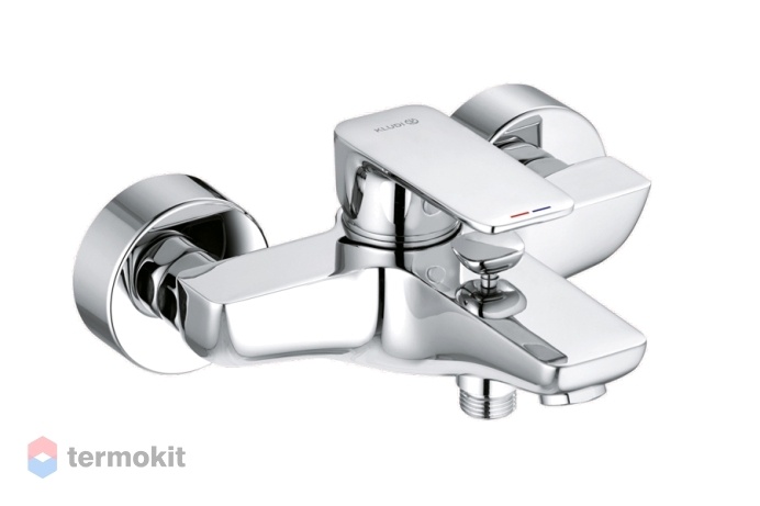 Смеситель для ванны и душа Kludi Pure&Style хром 406810575