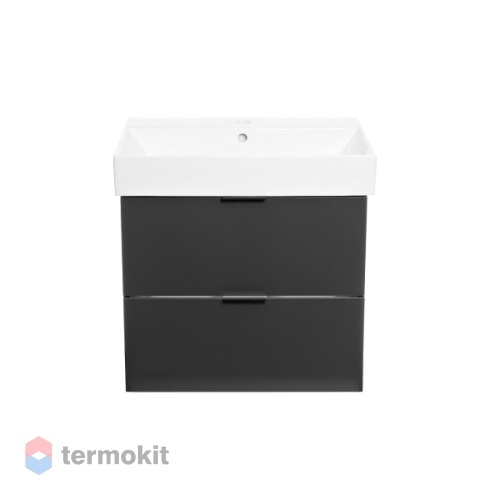 Тумба с раковиной BETTOSERB MODERN 60 подвесная графит 14000011
