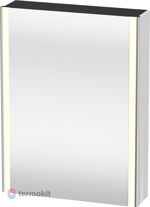 Зеркальный шкаф Duravit XSquare 60 с подсветкой белый XS7111R2222