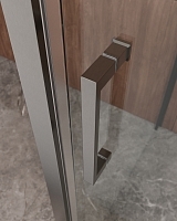 Душевой уголок Cezares Molveno 1950x1400x900 оружейная сталь MOLVENO-AH-11-140/90-C-GM-IV