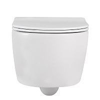 Унитаз подвесной ABBER Bequem с сиденьем микролифт AC1104