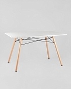 Стол Eames DSW Rectangle 800х1200х710 белый