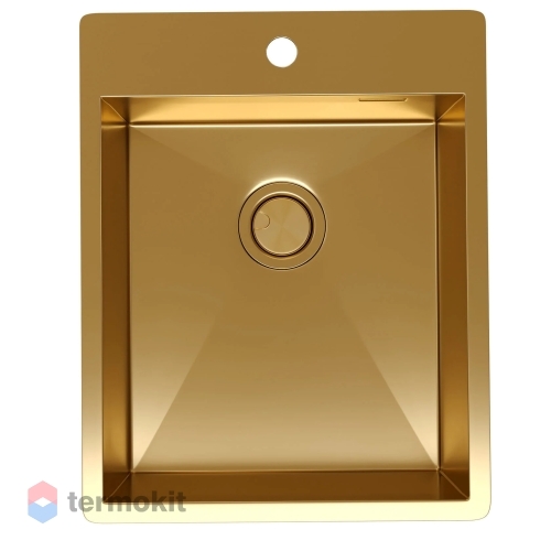 Мойка для кухни Reflexion Iseo 40-GD брашированное золото RX2240GD