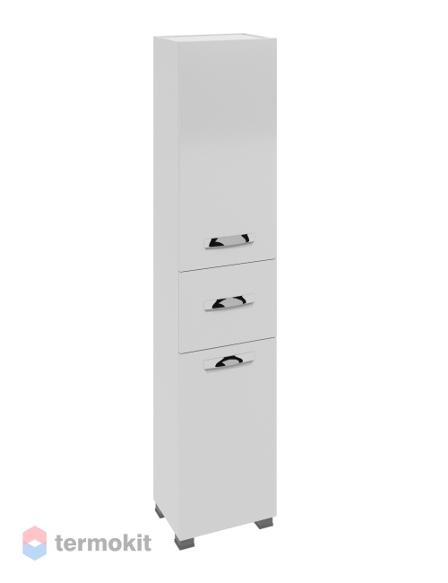 Шкаф-колонна VIGO Plaza 40 напольный белый глянец pn.PLA.40