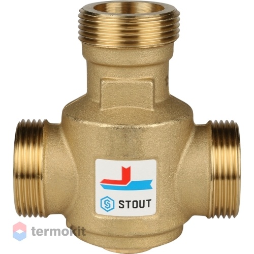 STOUT Термостатический смесительный клапан G 1"1/4 НР 60°С