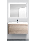 База под раковину BelBagno KRAFT подвесная 100 KRAFT-1000-2C-SO-RGB Rovere Galifax Bianco