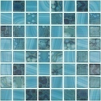 Мозаика Стеклянная Vidrepur Nature Sky № 5707 MT (на сетке 38x38) 31,7x31,7