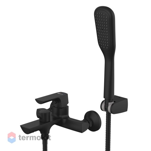 Смеситель для ванны и душа Lemark Ursus черный LM7214BL