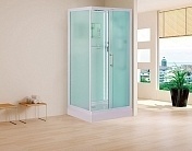 Душевая кабина ESBANO ELEGANCIA 100x80 (матовое стекло) белый ESKL108CKR