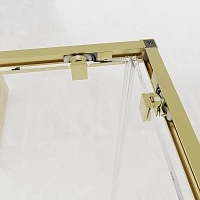 Душевой уголок Veconi Evo 300 G 1950x800x800 золото брашированное E3-G-8080-01-C9