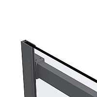 Душевой уголок Vincea Como Soft 1950x1300x1000 вороненая сталь VSR-1CS1013CLGM