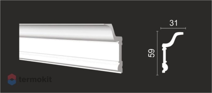 Карниз Decor-Dizayn DD501