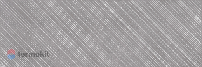 Керамическая плитка Cersanit Apeks Вставка линии B серый (AS2U092DT) 25x75