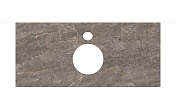 Столешница для накладных раковин Kerama Marazzi PLAZA 100 Парнас пепельный лаппаированный PL1.VT280\100
