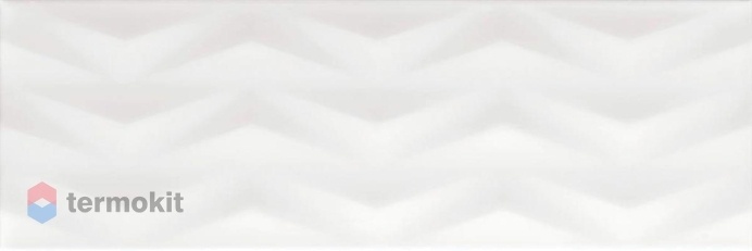 Керамическая плитка Ceramika Konskie Snow Glossy Axis White struktura настенная 25x75