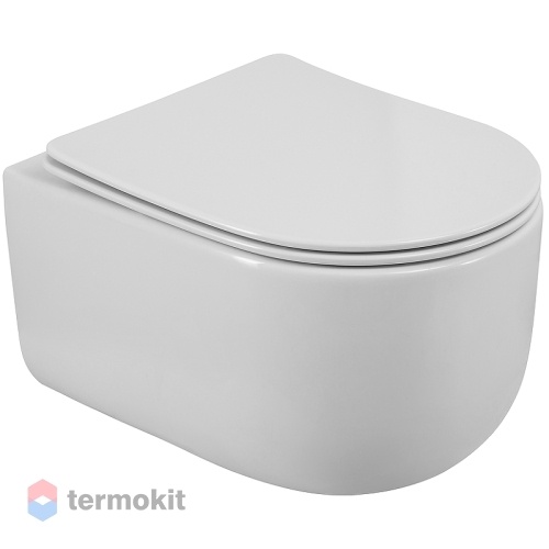 Унитаз подвесной BelBagno SOFT с сиденьем микролифт BB084CH-TOR+BB2031SC