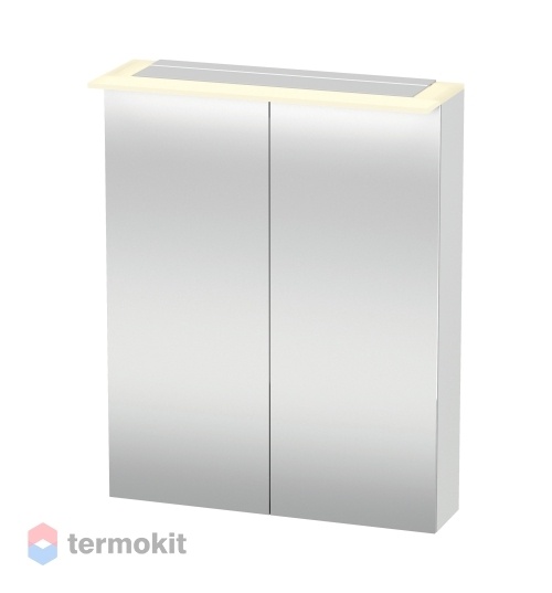 Зеркальный шкаф Duravit X-Large 60 с подсветкой белый глянец XL759201818
