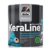 Düfa Premium KeraLine Keramik Paint 7, Интерьерная моющаяся краска для стен и потолков матовая, База 3 0,9 л