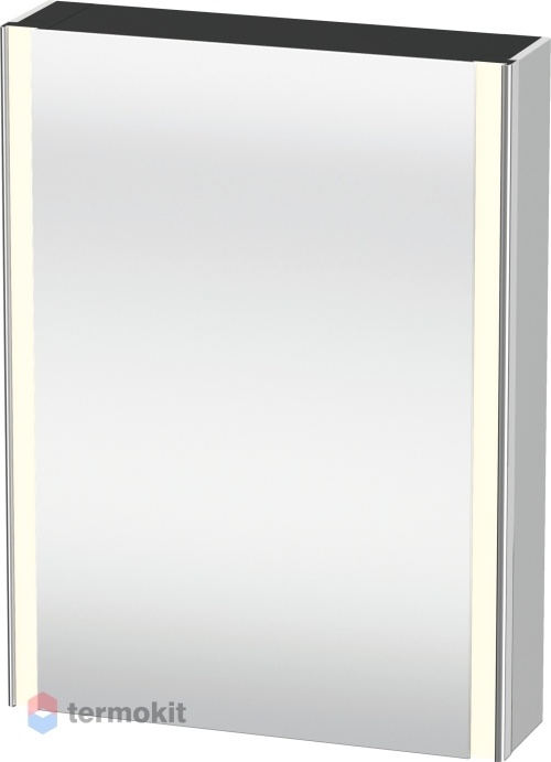 Зеркальный шкаф Duravit XSquare 60 с подсветкой белый XS7111L3636