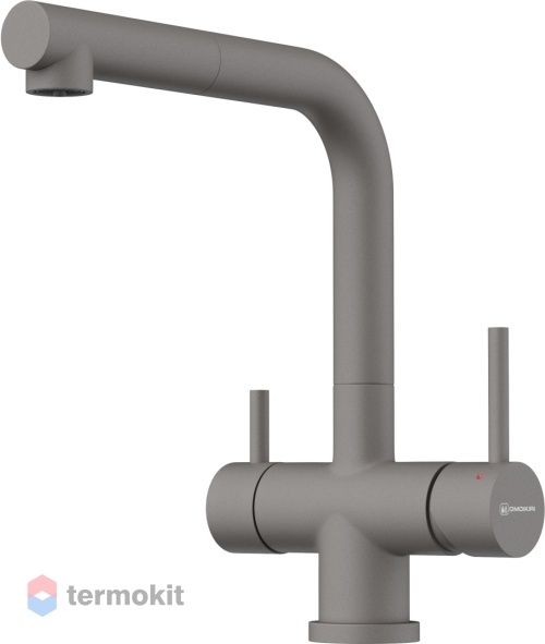 Смеситель для кухни Omoikiri TAKAMATSU-S GR leningrad grey 4994562