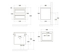Тумба под раковину ART&MAX PLATINO 58 подвесная серый матовый AM-Platino-580-2C-SO-GM
