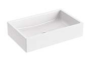 Раковина накладная Ravak Formy 01 500x390 без отверстия под смеситель, без перелива XJL01250000