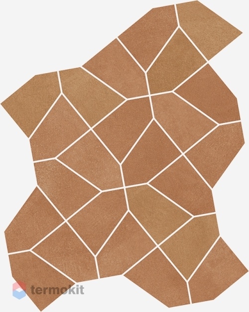 Керамическая плитка Италон Terraviva 600110000936 Cannella Mosaico мозаика 27,3x36