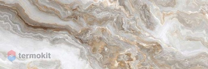 Керамическая плитка Primavera Hypnose Grey B glossy настенная 30x90