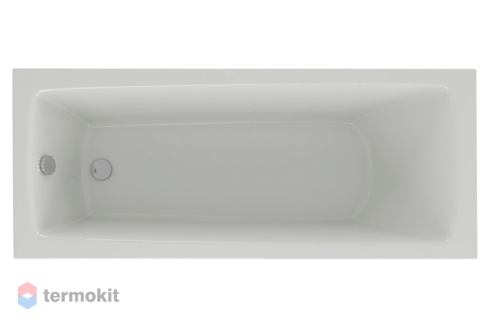 Акриловая ванна Акватек Либра 1700х700 с фронтальной панелью вклеенный каркас LIB170N-0000001