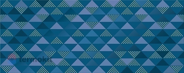Керамическая плитка Azori Vela Indigo Confetti декор 20,1х50,5
