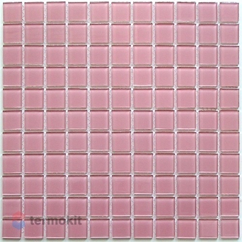 Стеклянная Мозаика Bonaparte Pink glass (4x25x25) 30x30