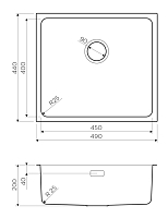 Мойка для кухни Omoikiri Tadzava 49-U-IN 4993074