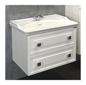 Тумба с раковиной Comforty Феррара-80 подвесная белый 00004151060