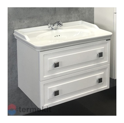Тумба с раковиной Comforty Феррара-80 подвесная белый 00004151060