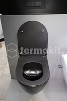 Сиденье для унитаза CREAVIT Duck микролифт черный матовый KC0903.01.1400E УЦЕНЕННЫЙ