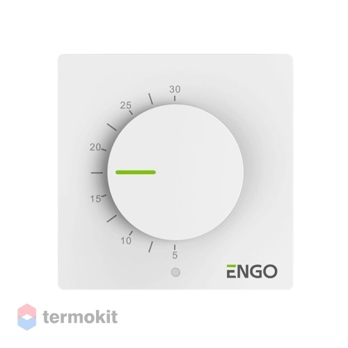 ENGO Терморегулятор непрограммируемый, 230 В, белый накладной ESIMPLE-230W
