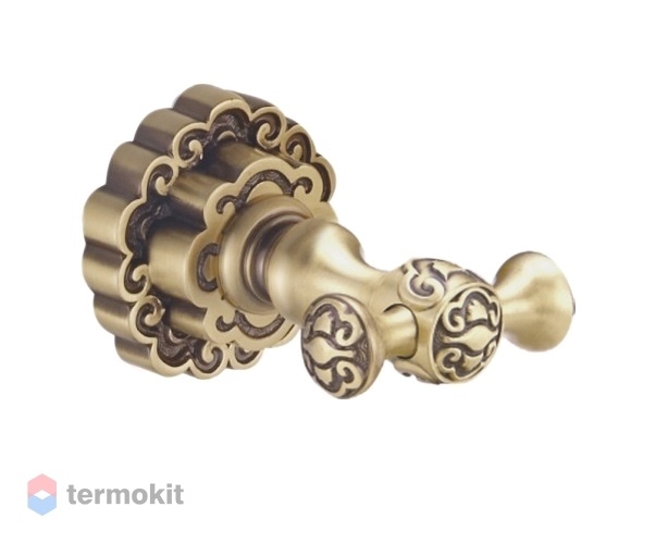 Крючок Bronze de Luxe WINDSOR двойной K25205