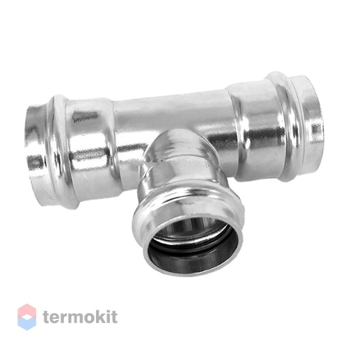 Пресс-тройник из нержавеющей стали Kromwell 35x35х35