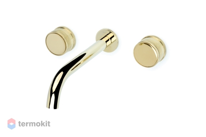 Встраиваемый смеситель для раковины Boheme Prestige золото 152-2-G-PR