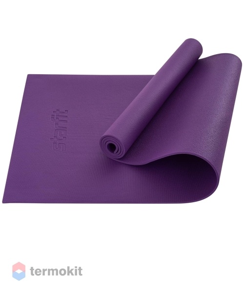 Коврик для йоги Starfit FM-103 PVC HD 173x61x0,6 см, фиолетовый