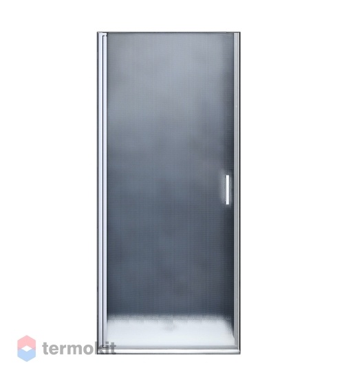 Душевая дверь Vincea Alpha 750x1950 (текстурное стекло) хром VDP-3AL750MT