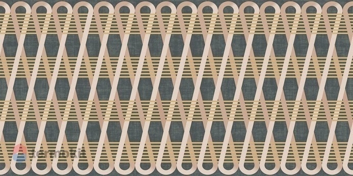 Керамическая плитка ABK Wide & Style Mini Overlap ret декор 60x120