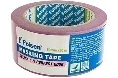 Folsen Малярная лента для особо точных линий, деликатная 50м x 50мм PERFECT EDGE DELICATE